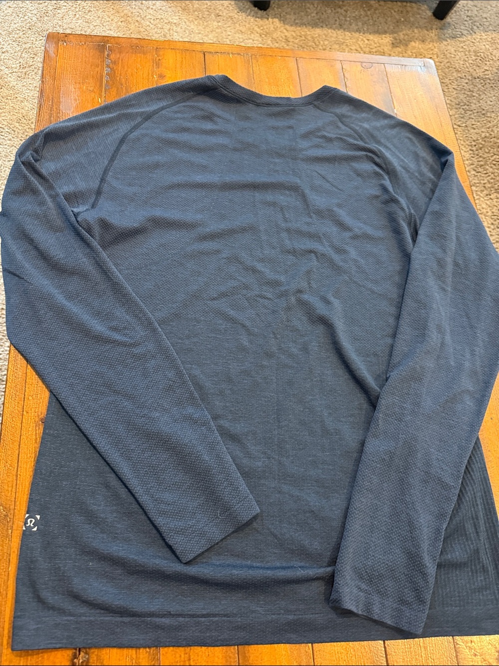lululemon athletica Men's Long-Sleeve Crew - Dark Blue